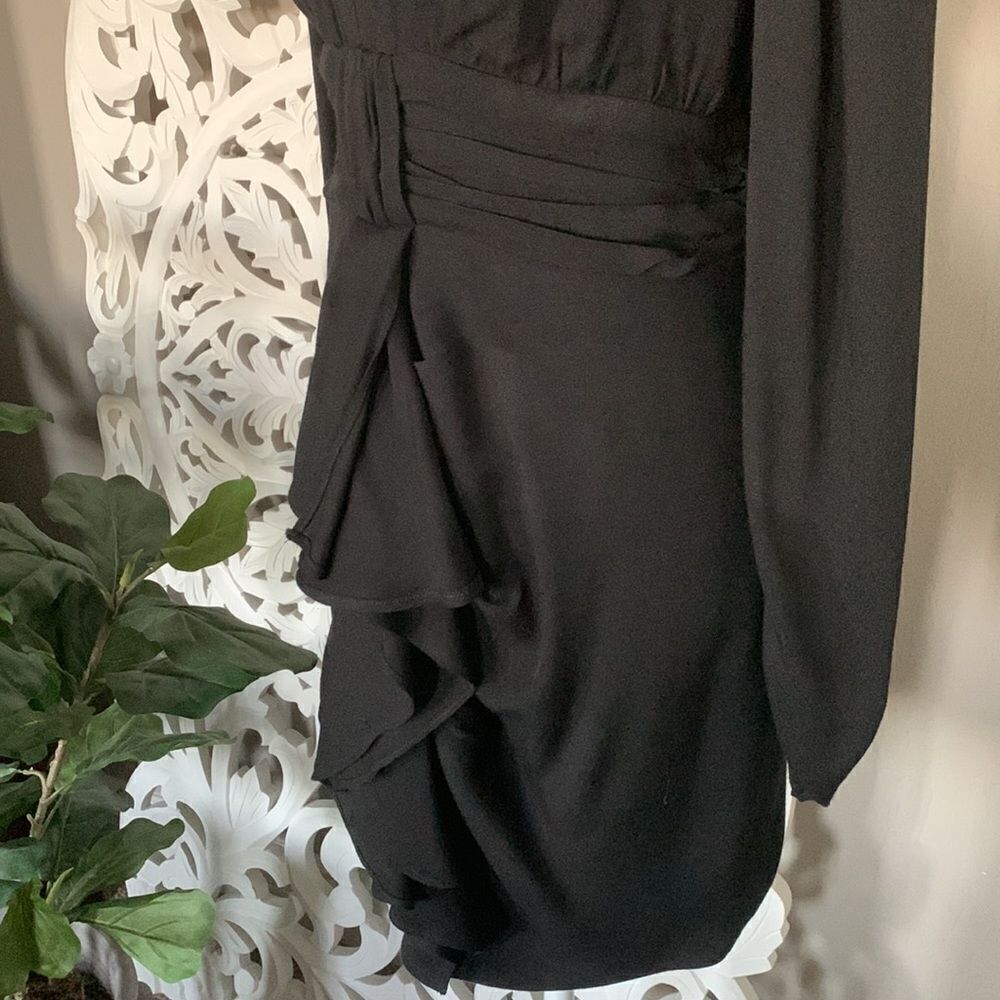 AFRM Ruched & Ruffled Mini Dress - Picture 10 of 15